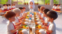 Ilusitrasi Program Makan Siang Gratis
